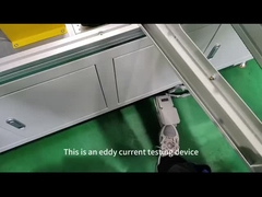 Один вихревой ток обнаруживает две заготовки одновременно - медные диски и трубы.