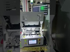 Трёхстанционное онлайн-испытание вихревого тока на сплиновых валах